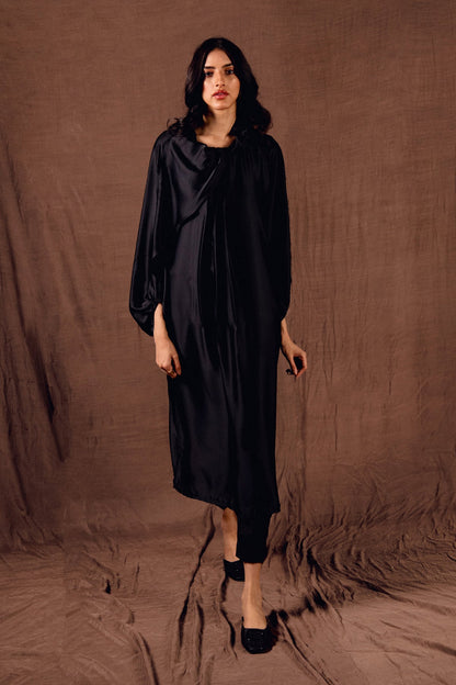 BTW - ASYMMETRIC SILK DRESS