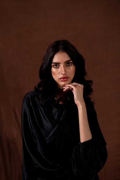 BTW - ASYMMETRIC SILK DRESS