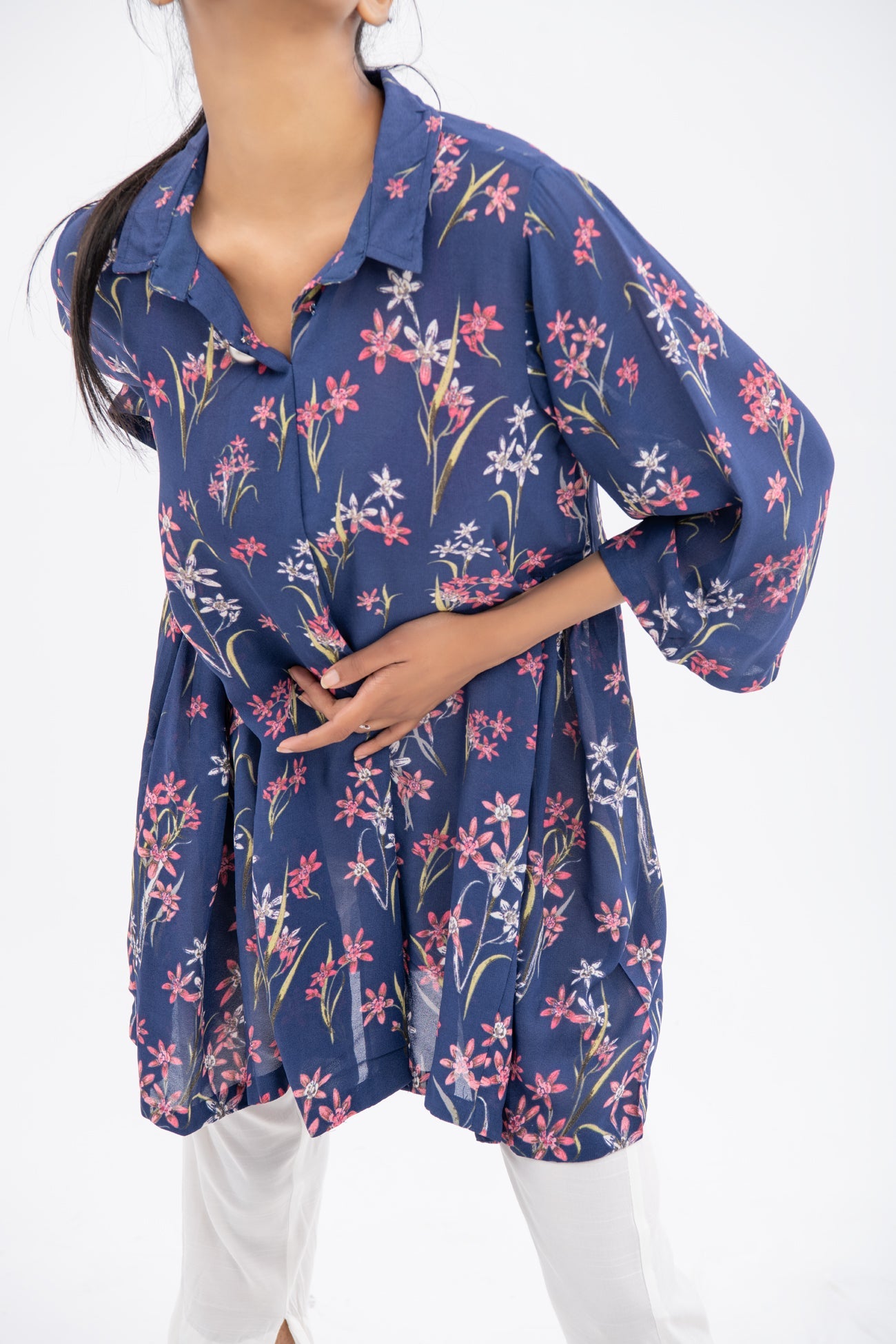 BTW - FLORAL PRINTED TOP