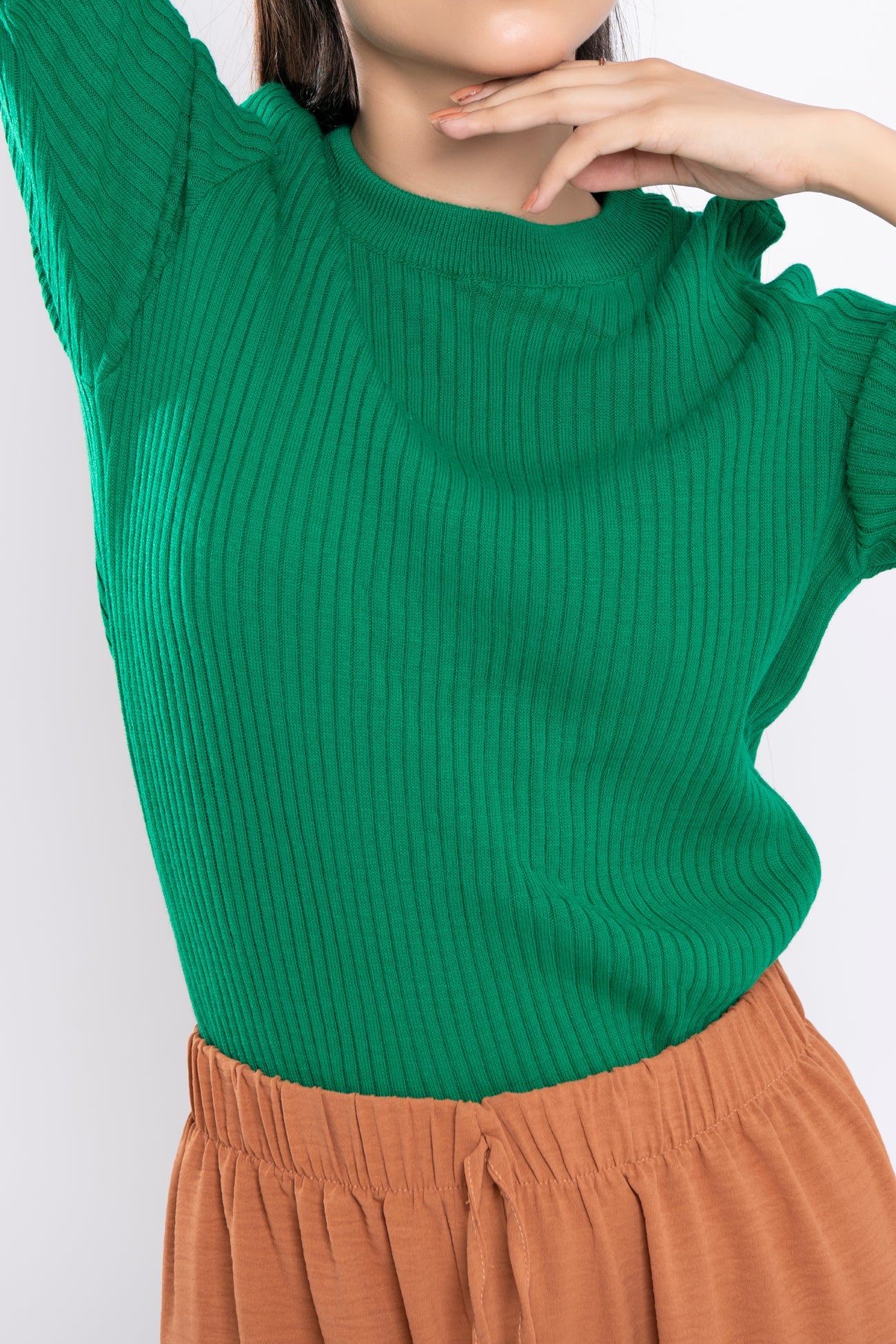 BTW - RIB KNIT SWEATER