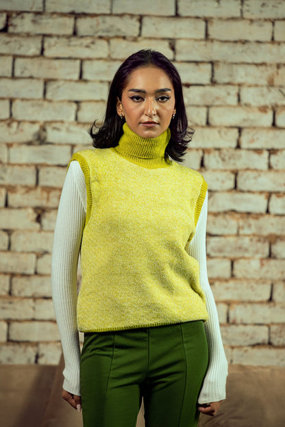BTW - SLEEVLESS KNIT SWEATER