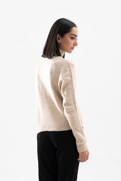 BTW - RIB KNIT LONG SWEATER