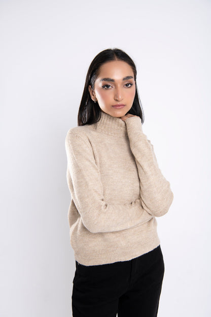 BTW - RIB KNIT LONG SWEATER