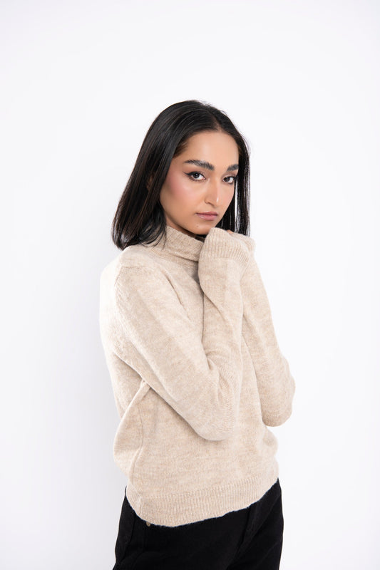 BTW - RIB KNIT LONG SWEATER