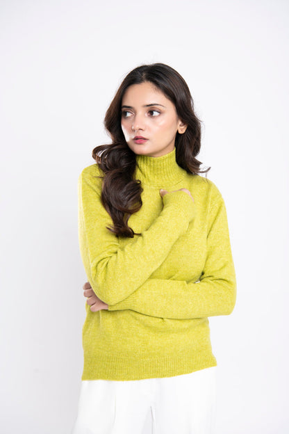 BTW - RIB KNIT LONG SWEATER