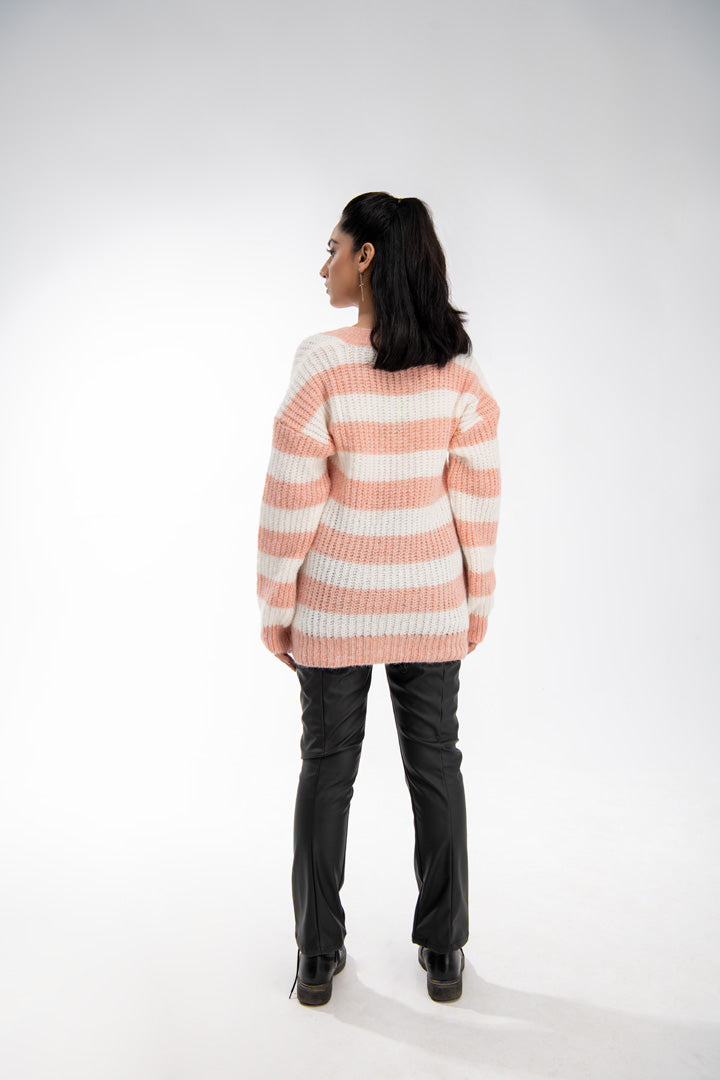 BTW - STRIPPED TURTLE NECK