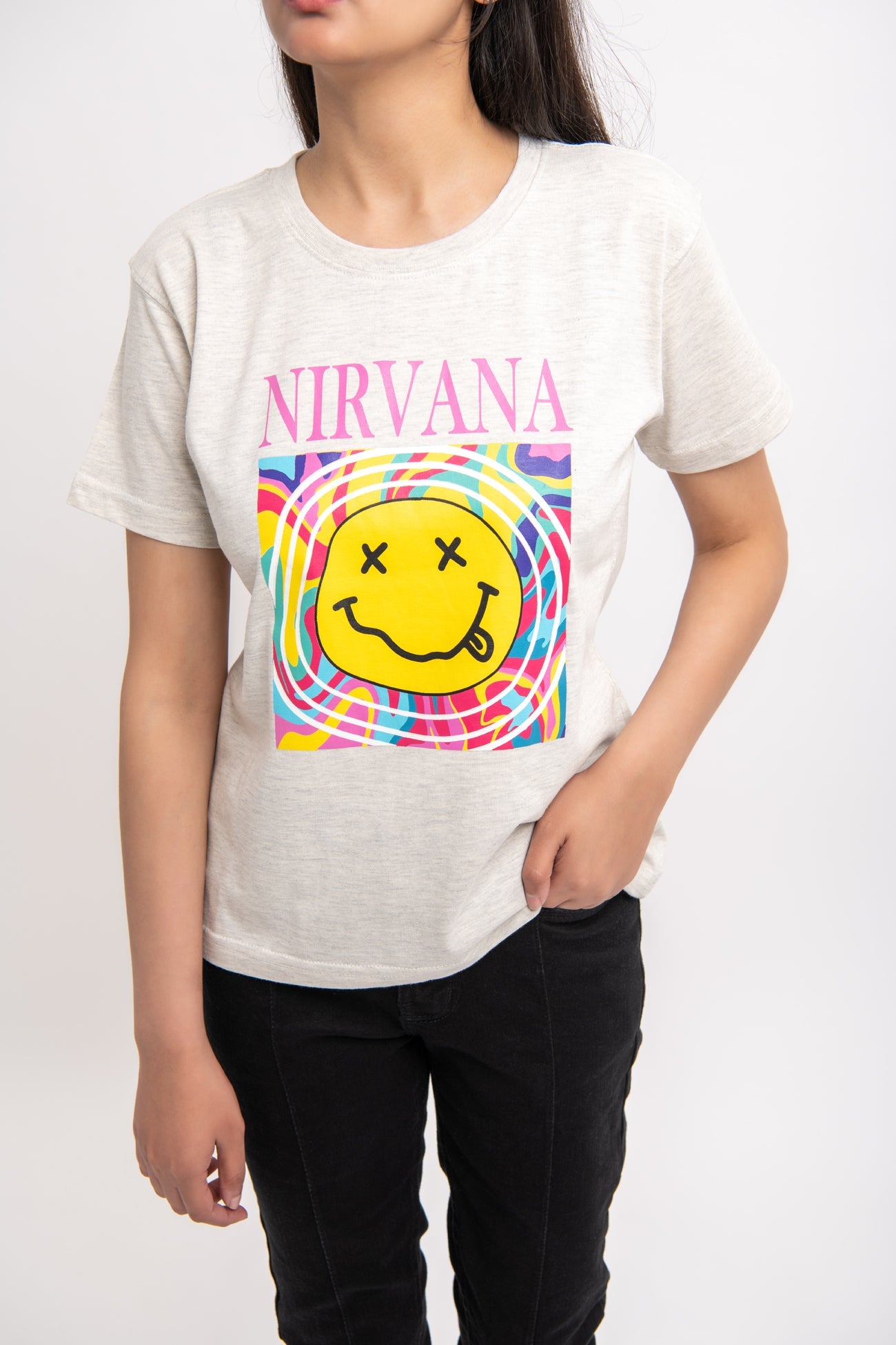 BTW - WHITE GRAPHIC T-SHIRT