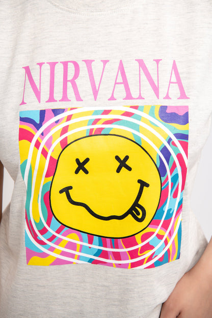 BTW - WHITE GRAPHIC T-SHIRT