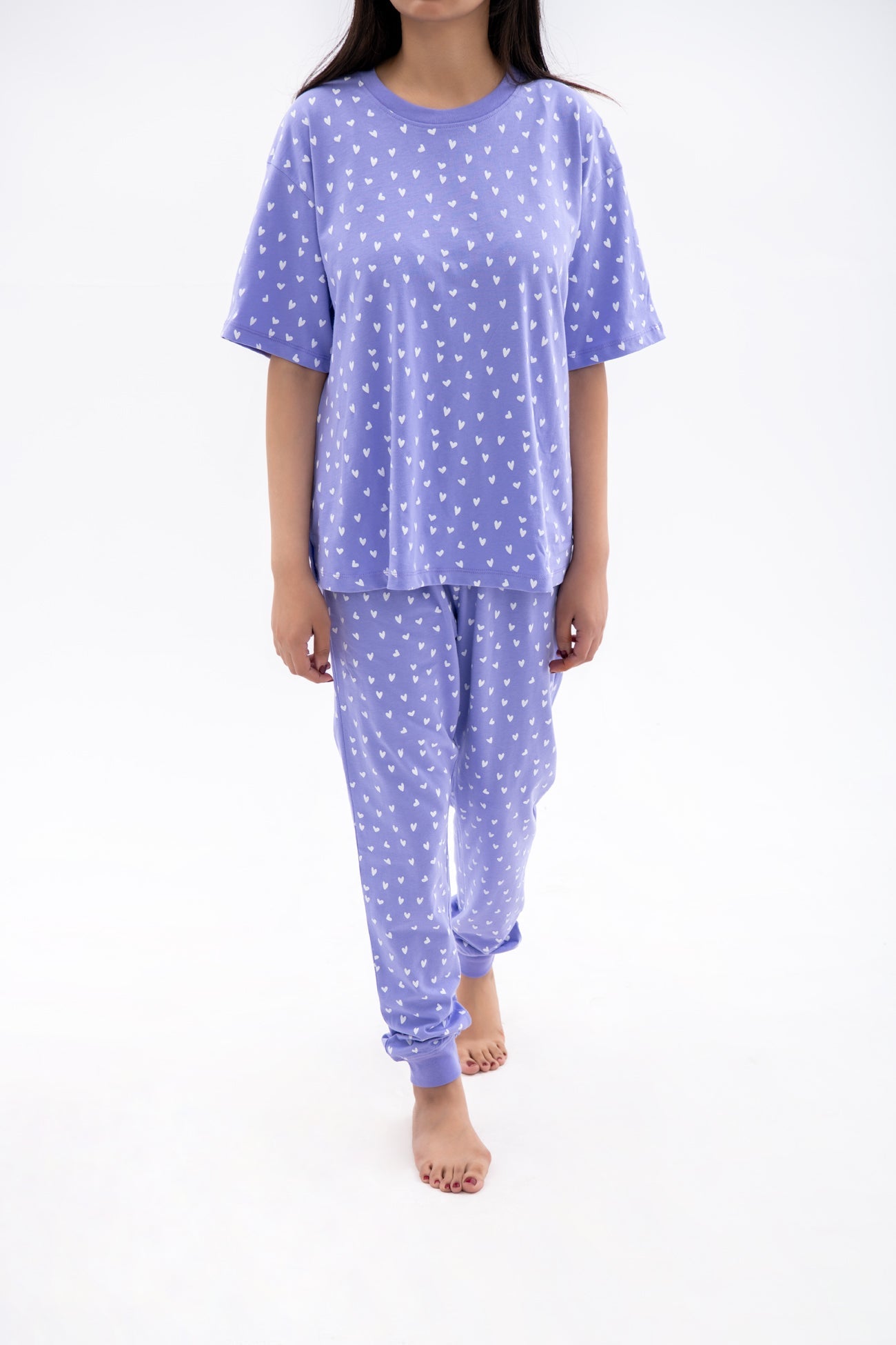 BTW - PURPLE HEART PJ'S SET