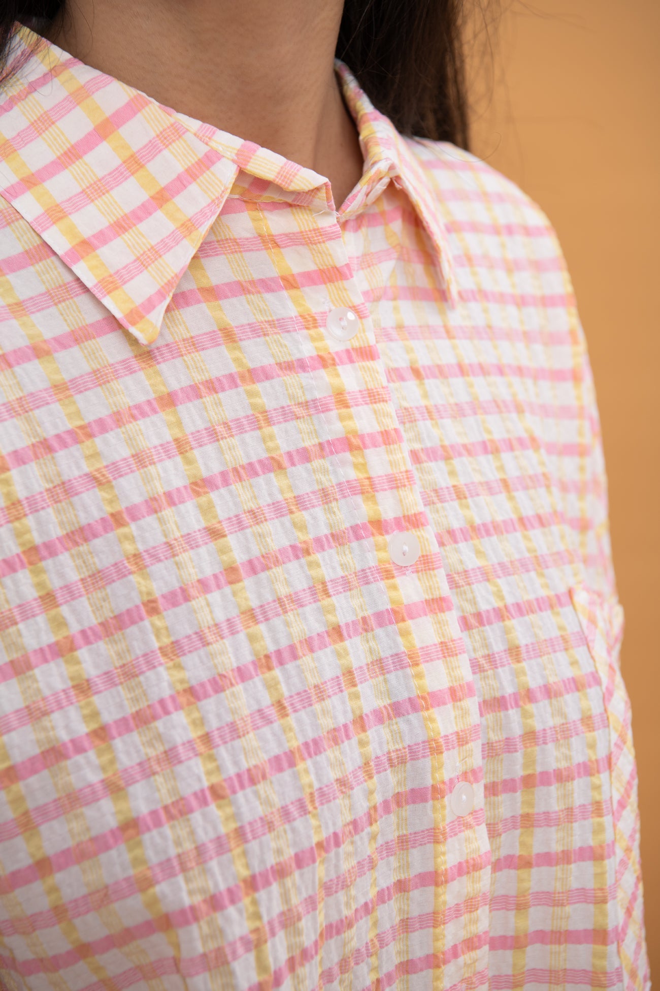 BTW - TEXTURED MID LENGTH TOP