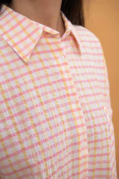 BTW - TEXTURED MID LENGTH TOP