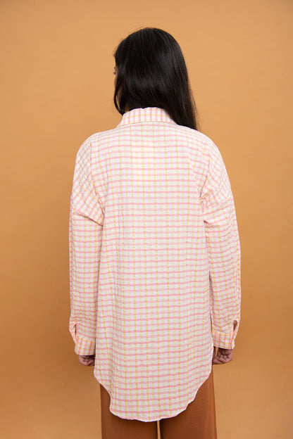 BTW - TEXTURED MID LENGTH TOP