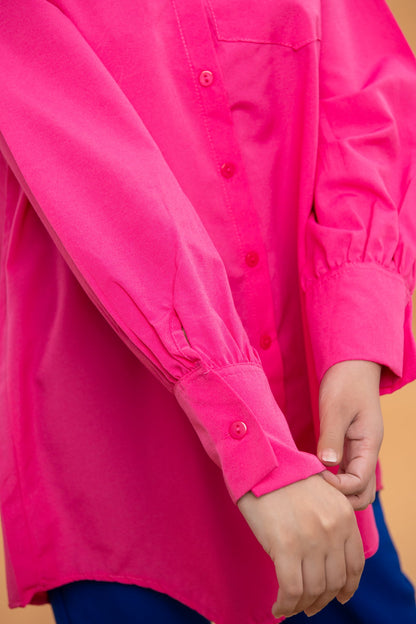 BTW - BUTTON UP SHIRT WITH PATCH POCKET