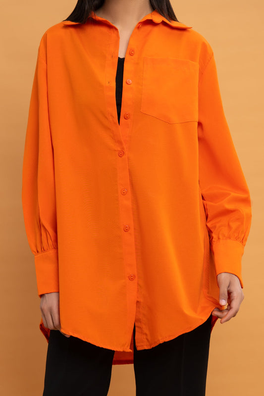 BTW - BUTTON UP SHIRT WITH PATCH POCKET