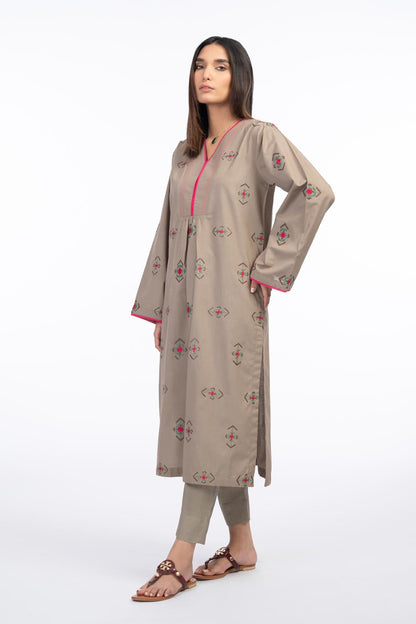 Embroidered Cambric Kurti