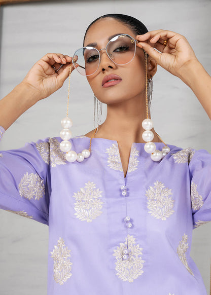 2 Pc Embroidered Cambric Outfit