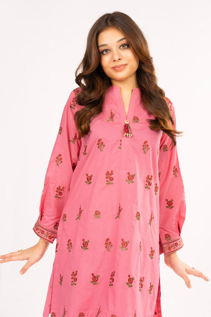 2 Pc Embroidered Cambric Outfit