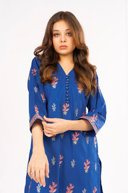 2 Pc Embroidered Cambric Outfit