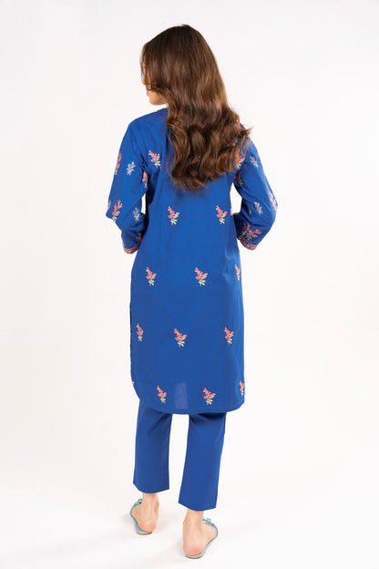 2 Pc Embroidered Cambric Outfit