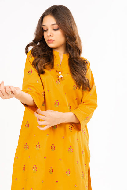 2 Pc Embroidered Cambric Outfit