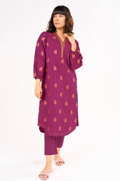 2 Pc Embroidered Cambric Outfit