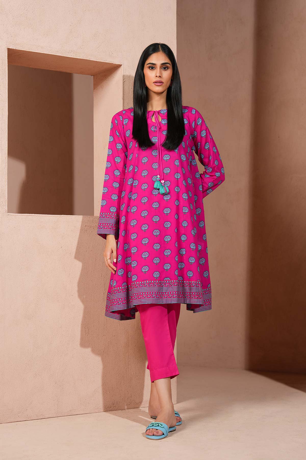 Printed Lawn Kurti