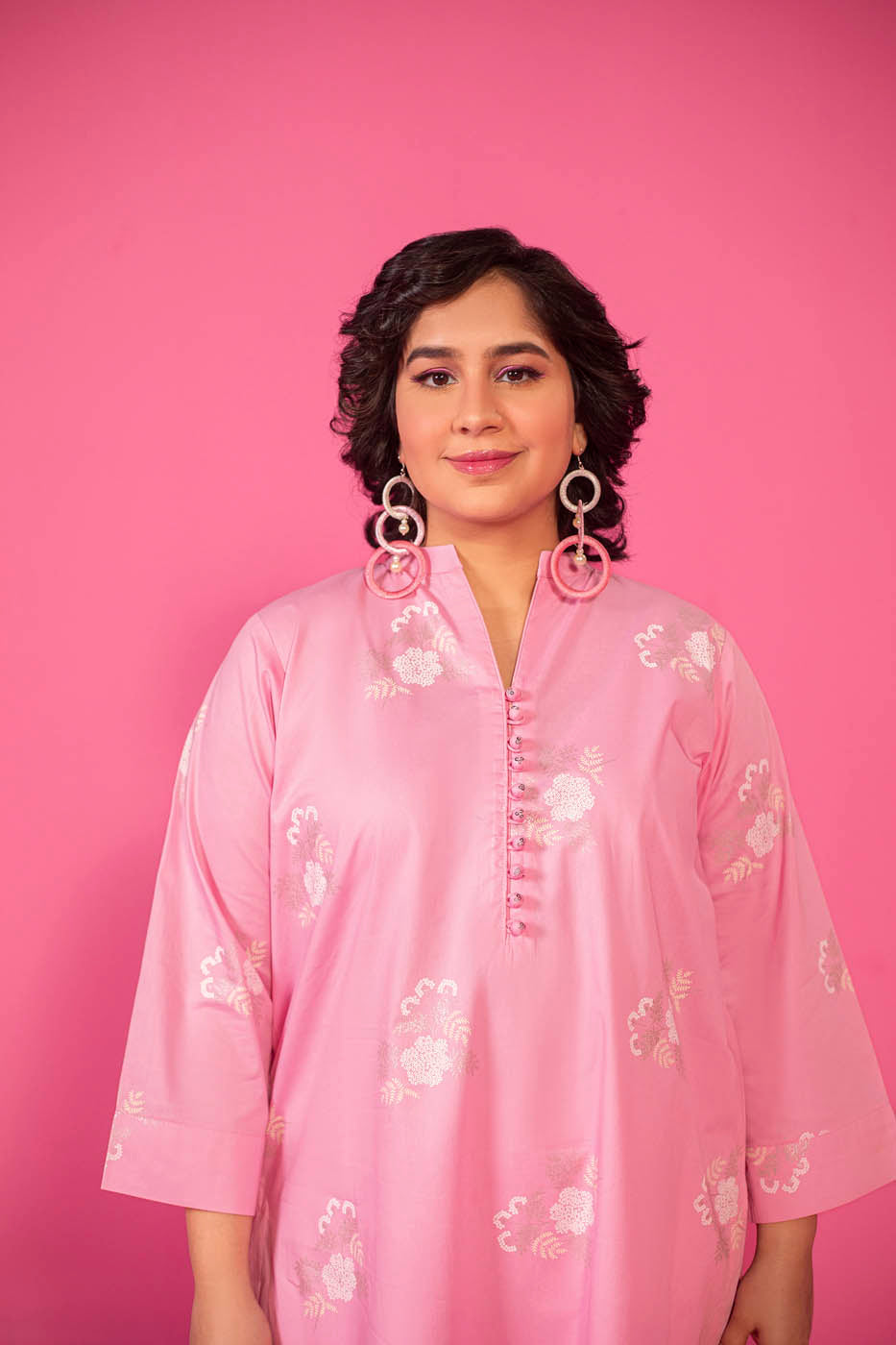 2 Pc Printed Cambric Outfit