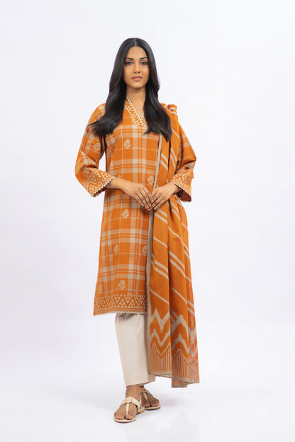 2 Pc Printed Khaddar Outfit