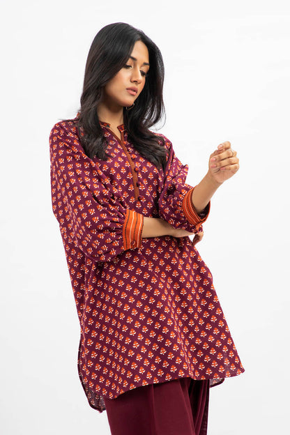 2 Pc Printed Khaddar Outfit