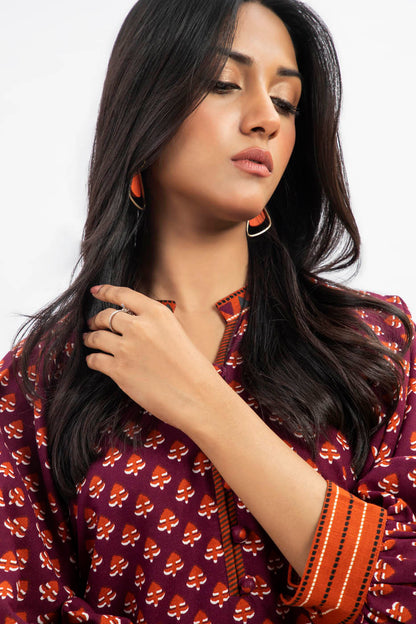 2 Pc Printed Khaddar Outfit