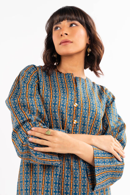 2 Pc Printed Khaddar Outfit