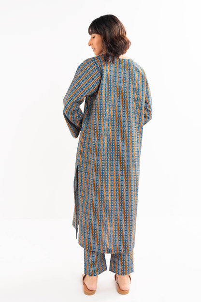 2 Pc Printed Khaddar Outfit