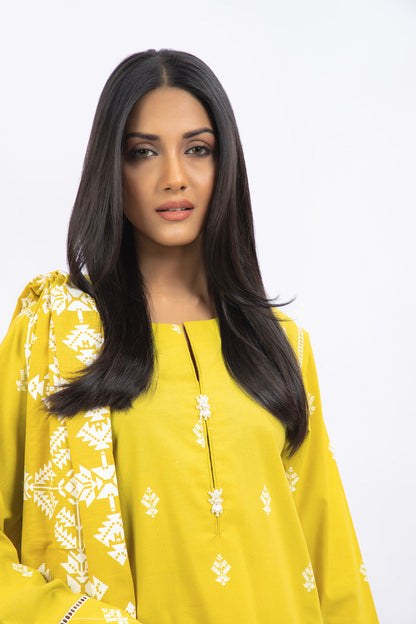 2 Pc Printed Heavy Cambric Outfit