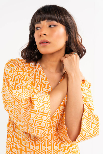 2 Pc Printed Cambric Outfit