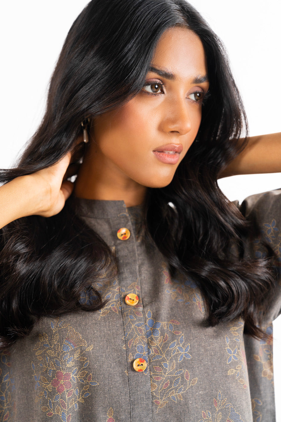 2 Pc Printed Karandi Outfit
