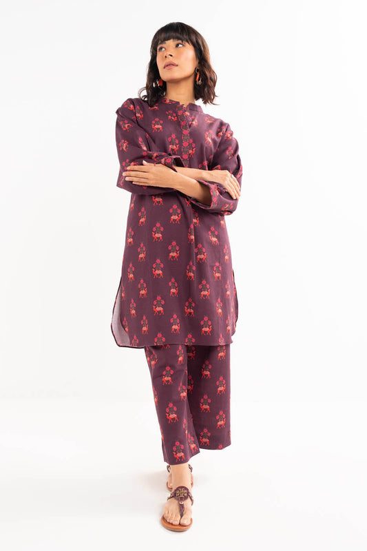 2 Pc Printed Khaddar Outfit