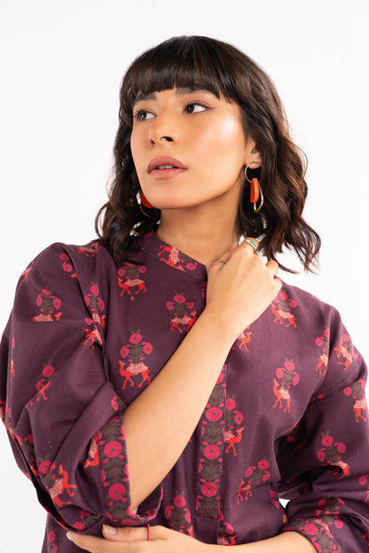 2 Pc Printed Khaddar Outfit