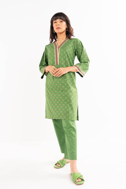 2 Pc Printed Heavy Cambric Outfit