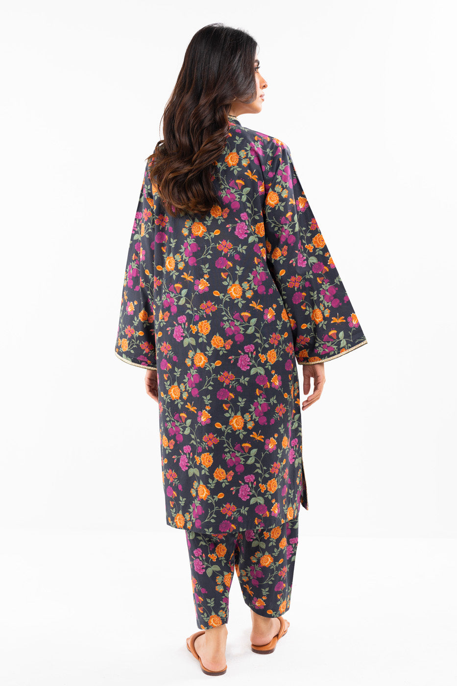 2 Pc Printed Cambric Outfit