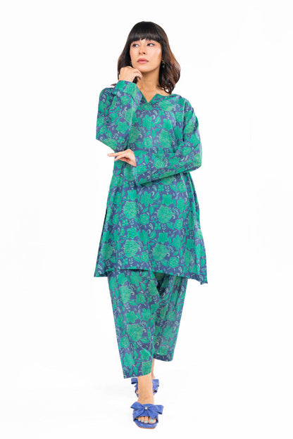 2 Pc Printed Cambric Outfit