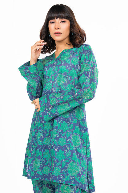 2 Pc Printed Cambric Outfit