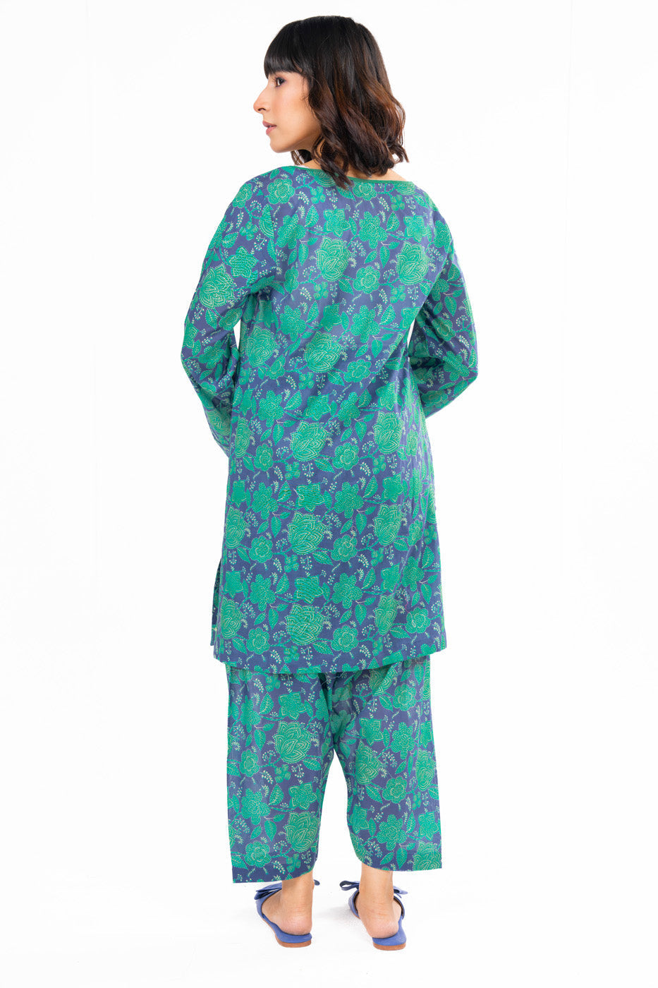 2 Pc Printed Cambric Outfit