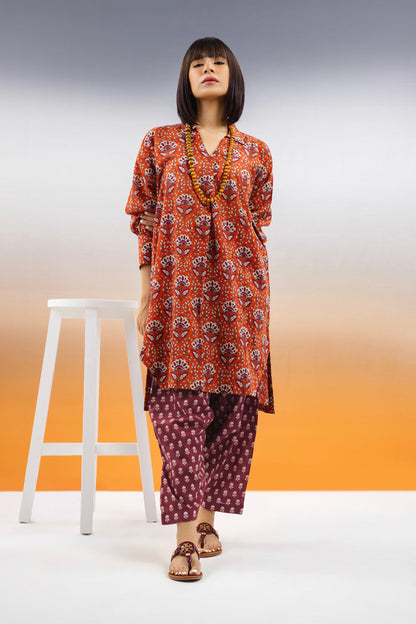 2 Pc Printed Lawn Outfit