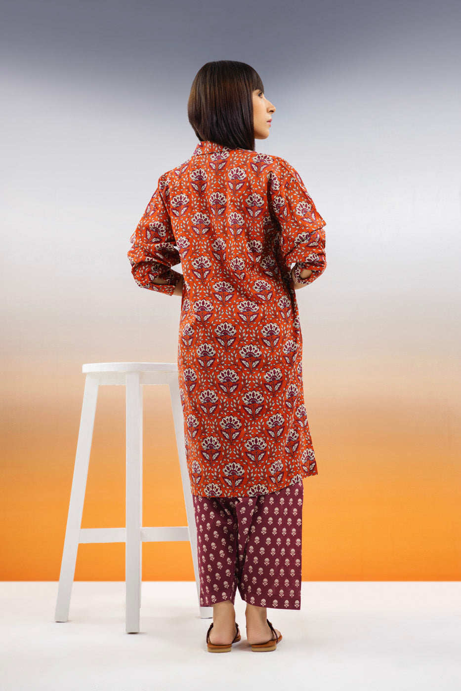 2 Pc Printed Lawn Outfit