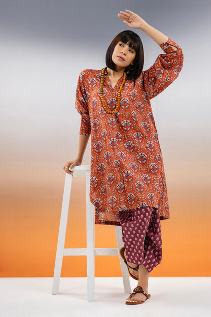 2 Pc Printed Lawn Outfit