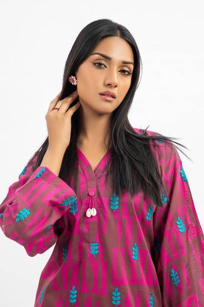 2 Pc Printed Cambric Outfit