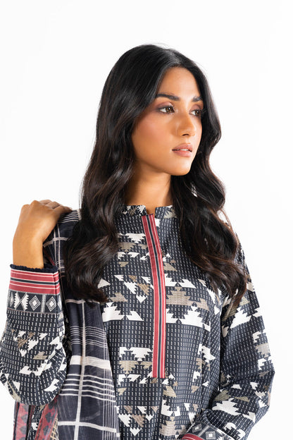 3 Pc Printed Cambric Outfit