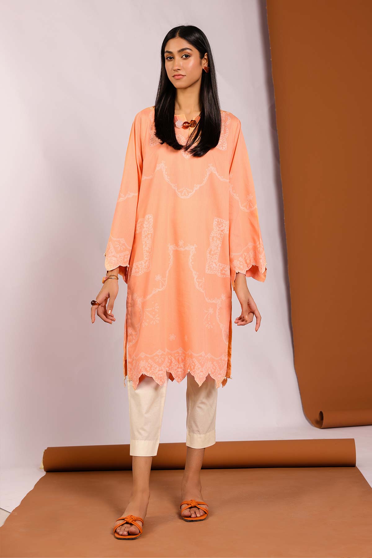 Printed Lawn Kurti