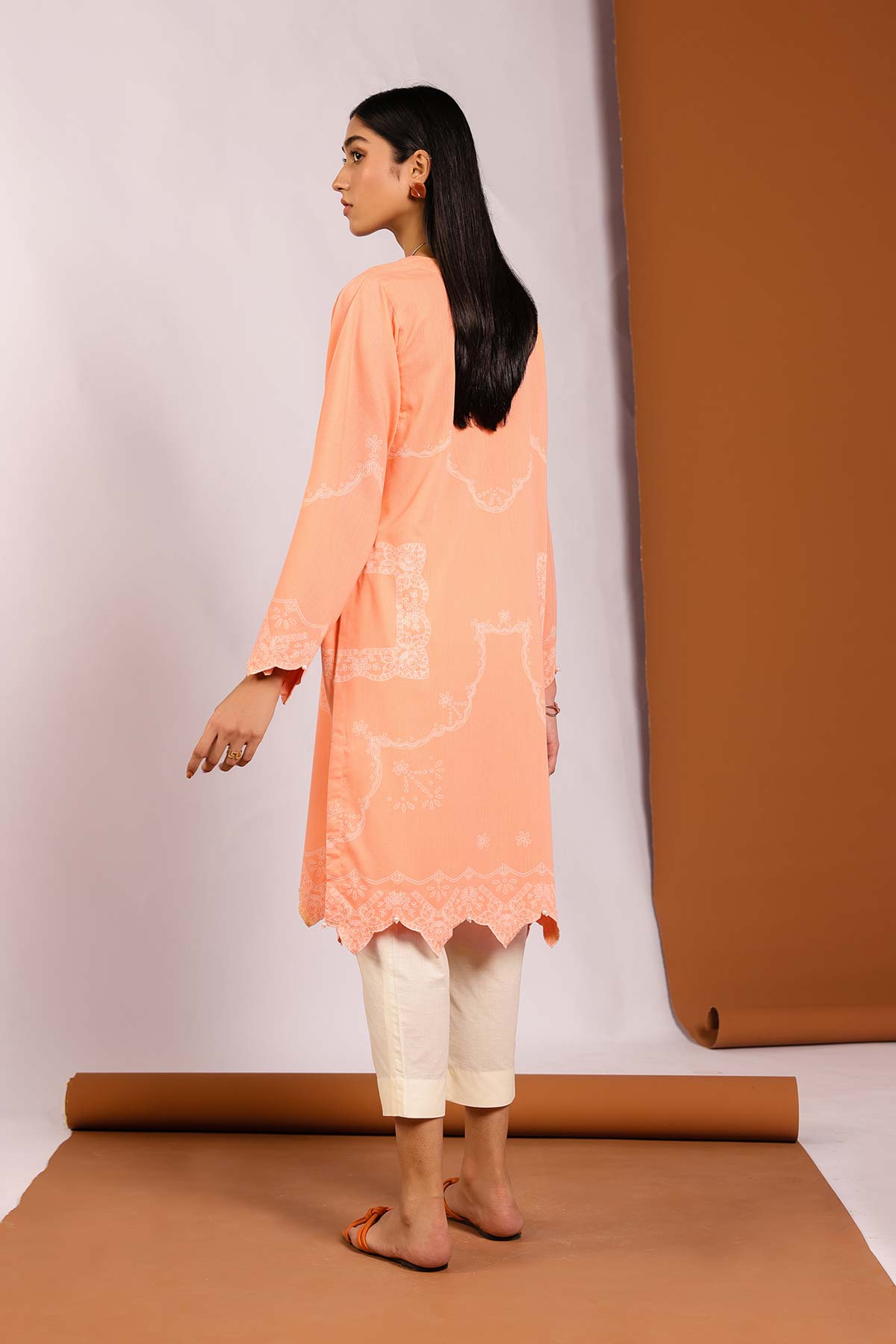 Printed Lawn Kurti
