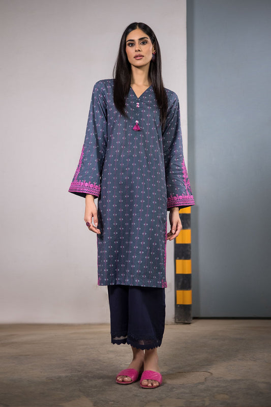 Embroidered Lawn Kurti